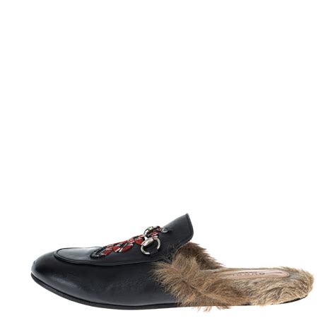 mule pelo gucci|gucci mules copy.